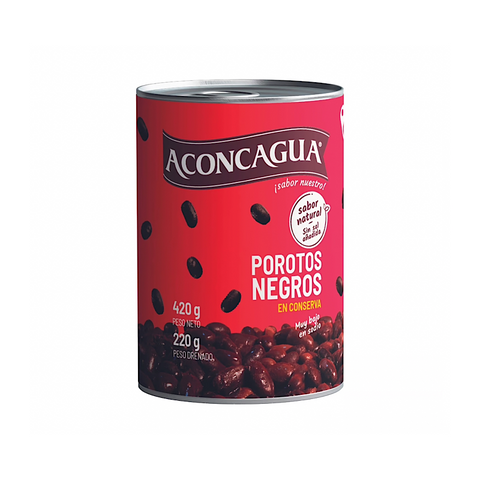 Porotos Negros en Conserva
