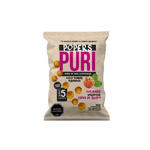 Puffs de Maíz Tomate Albahaca