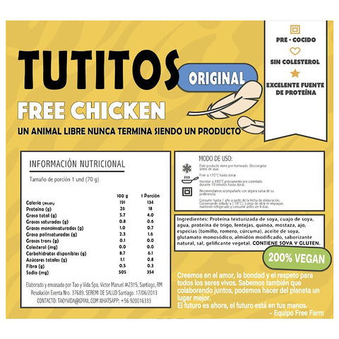 Tutito NO Pollo a Granel 1un