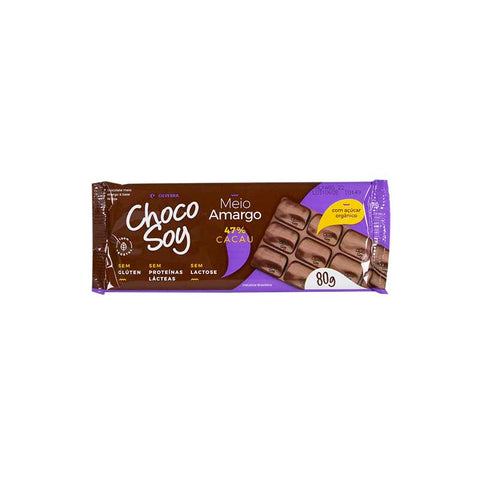 Choco Soy Mediano Semi Amargo 47% Cacao - Olvebra