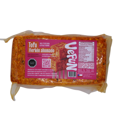 Tofu Extra Firme con Merken Ahumado 1 Kilo