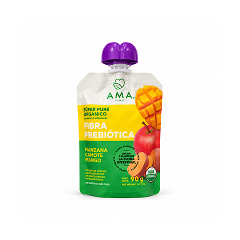 Puré Proteína Vegetal + Fibra Orgánico 90 grs