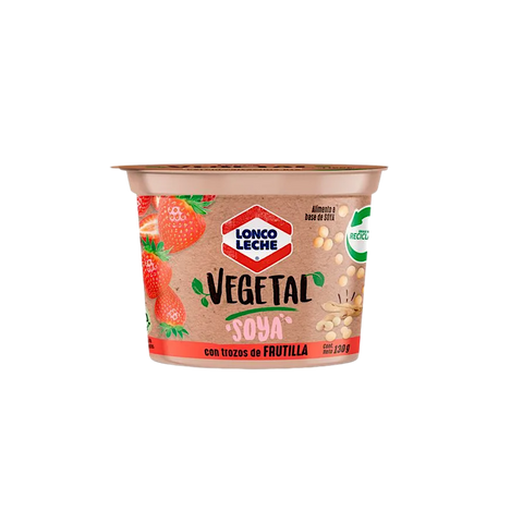 Yogurt Vegetal Soya con trozos de Frutilla
