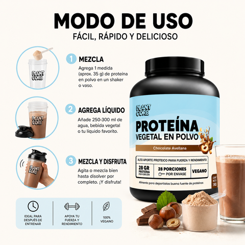 Shake Proteina Chocolate Avellana 1 KG
