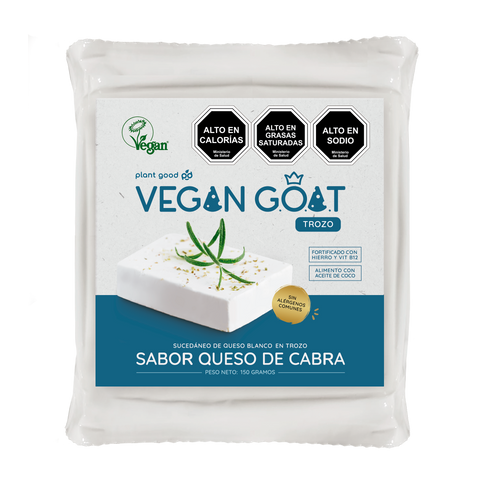 Queso vegetal en trozo sabor queso de cabra
