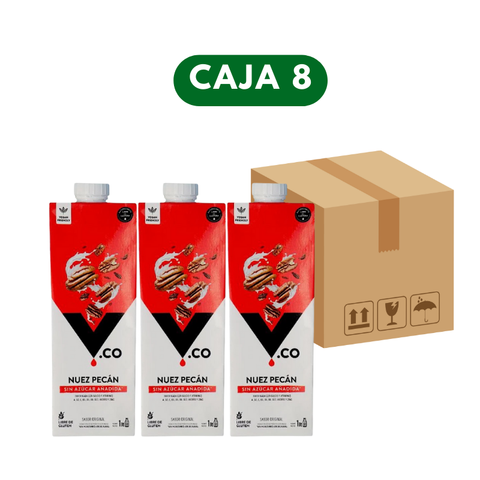 Caja Bebida Vegetal Nuez Pecan 8x1L
