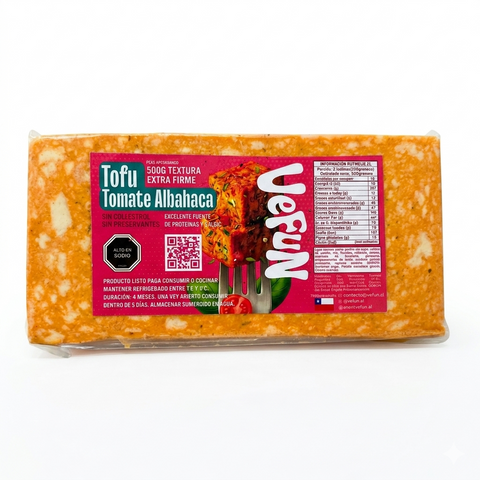 Tofu Extra Firme Sabor Tomate Albahaca 500gr