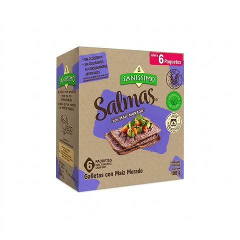 Galletas Salmas Maíz Morado