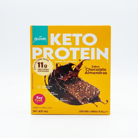 Keto Protein Bar Chocolate Almendra 160g
