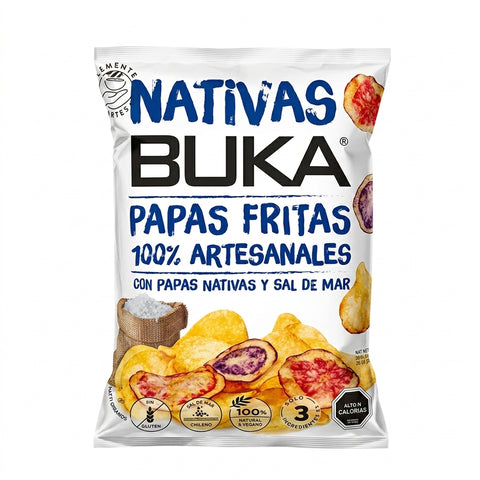 Papas Fritas con Papa Nativas Sal de Mar