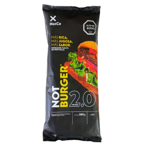 Not Burger 2.0 Flowpack 4 unid.