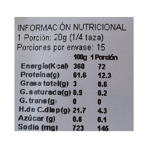 Carne de Soya en Láminas XL