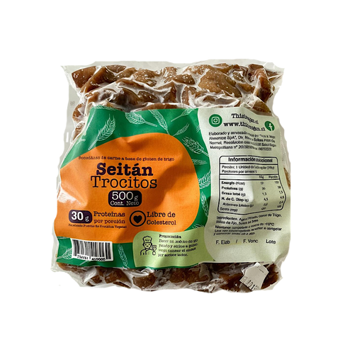 Seitan Trocitos 500gr - This is Vegan