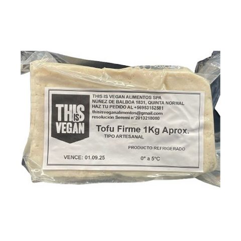 Tofu Artesanal Extra Firme 1 Kilo