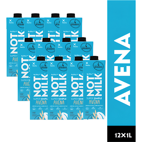 Caja Notmilk Simple Avena 12x1L