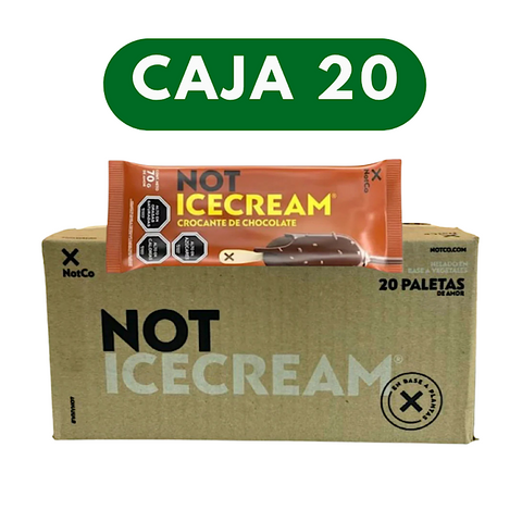 Caja Not Icecream Chocolate Alemendra 20unid.
