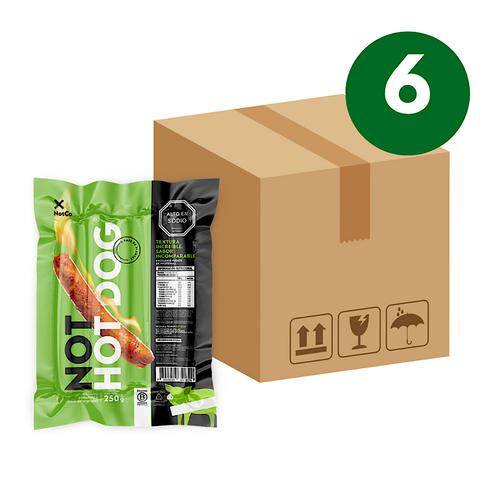 Pack 6 Not Hot Dog