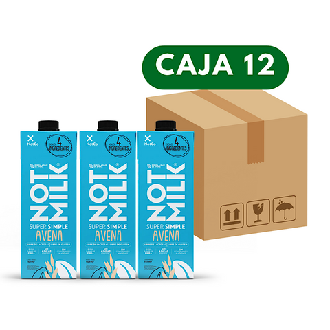 Caja Notmilk Simple Avena 12x1L