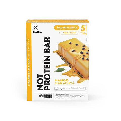 Barra de Proteína NotProtein Bar Mango Maracuyá 5un 45g