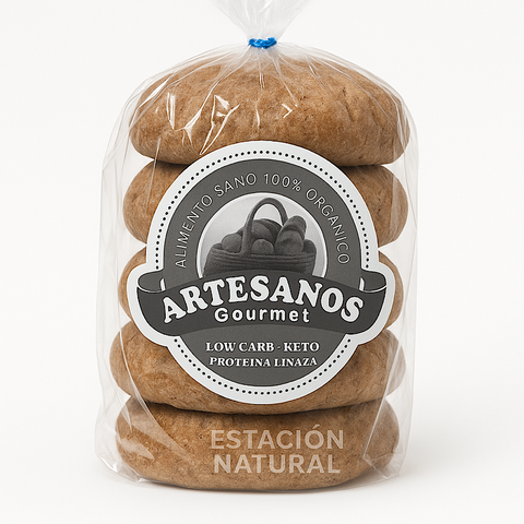 Pan Low Carb Keto Proteina Linaza