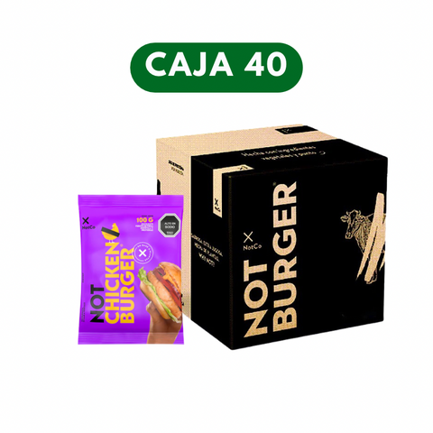 Caja Not Chicken Burger 40Unid