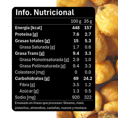 Maíz Español Sabor Mostaza Miel 70gr