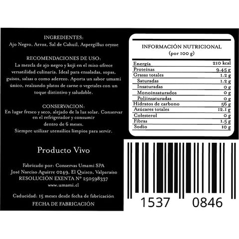 Miso de Ajo Negro