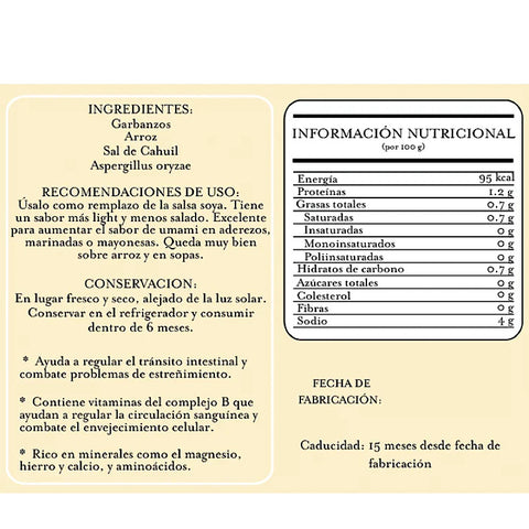 Tamari de Garbanzo 200gr