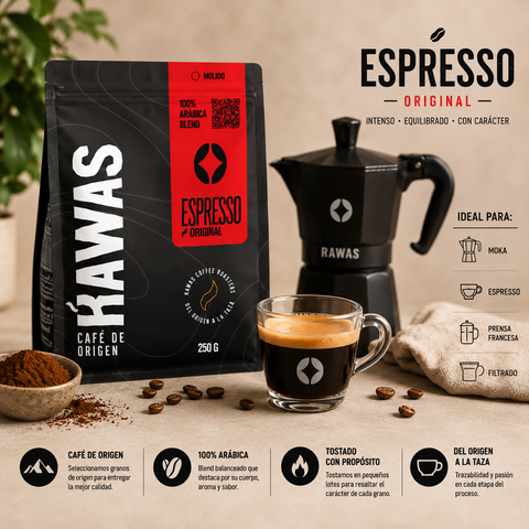 Cafe Molido Espresso Kawas 250gr