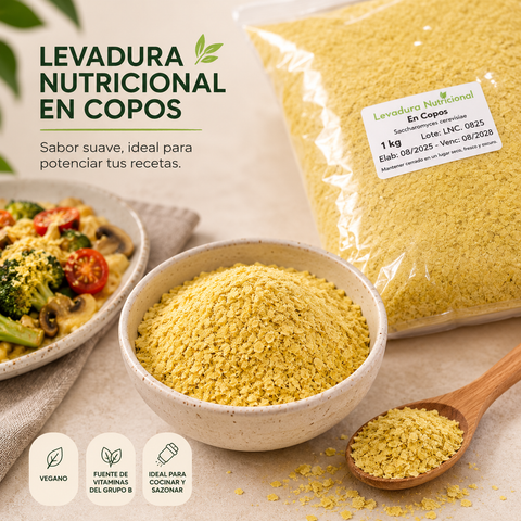 Levadura Nutricional en Copos 1K - Granel
