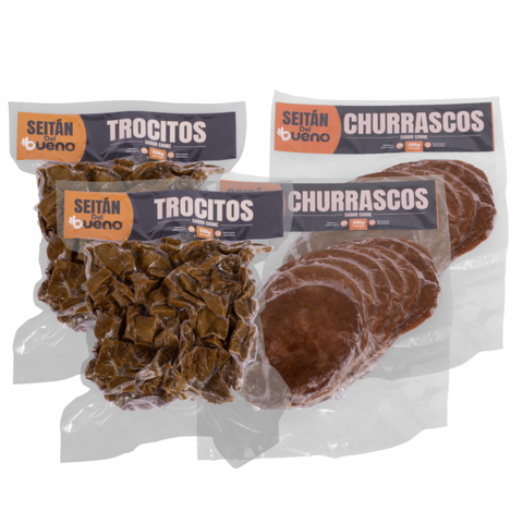 Pack 2 Kilos Seitan Sabor Carne