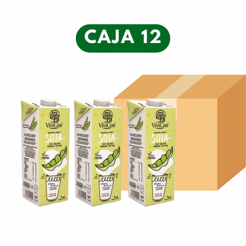 Caja Leche Soya 12x1L - Vivicosi