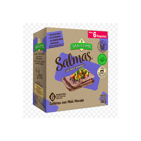 Galletas Salmas Maíz Morado