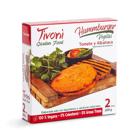 Hummburger Tomate Albahaca 2unid