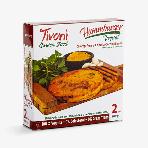 Hummburger Champiñones/Cebolla Caramelizada 2unid