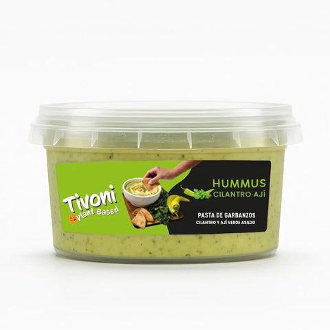 Hummus Cilantro y Ají Verde 300g