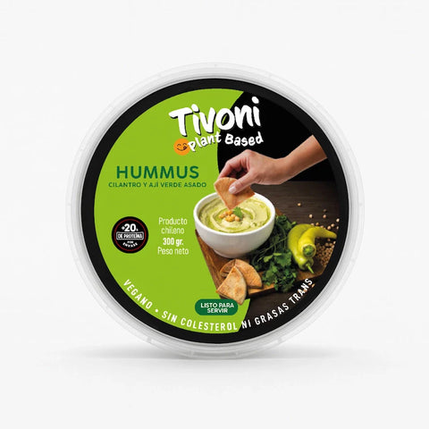 Hummus Cilantro y Ají Verde 300g