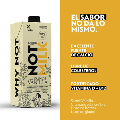 Caja Not Milk French Vainilla 12x1L
