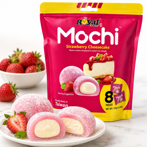 Mochi Sabor Strawberry Cheescake