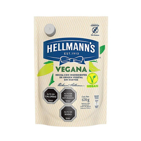 Mayonesa Hellmann’s Vegana 630gr
