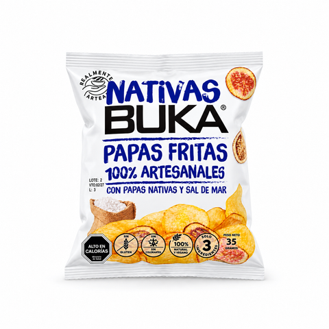 Papas Nativas sal de mar - 35gr