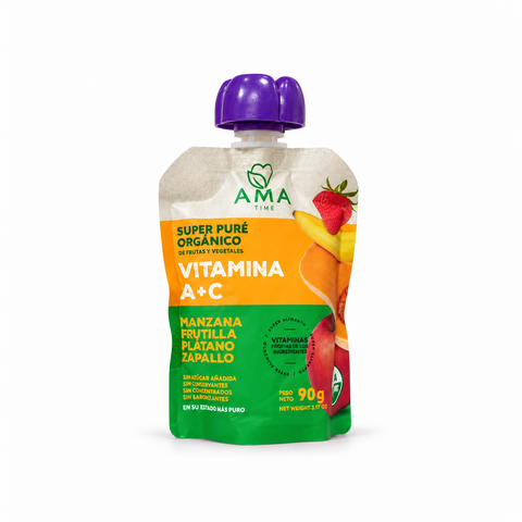 Puré Vitamina A+C Orgánico 90 grs