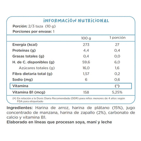 Puffs Platano Zapallo Individual