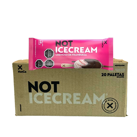 Caja 20u. Paleta Not Icecream Frambuesa