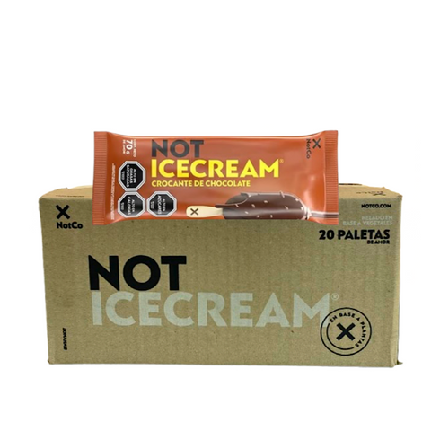 Caja 20u. Paleta Not Icecream Chocolate Alemendra
