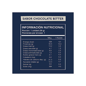 Mini Barra de Proteína Chocolate Bitter - Wild Foods | ESTACION NATURAL