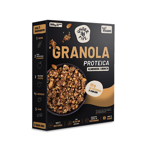 Granola Proteica Almendra Crunch