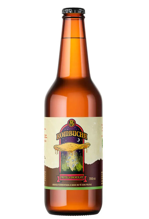 Kombucha Frutilla Chocolate
