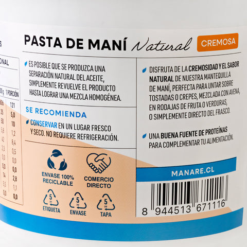 Mantequilla de Maní 4 kg