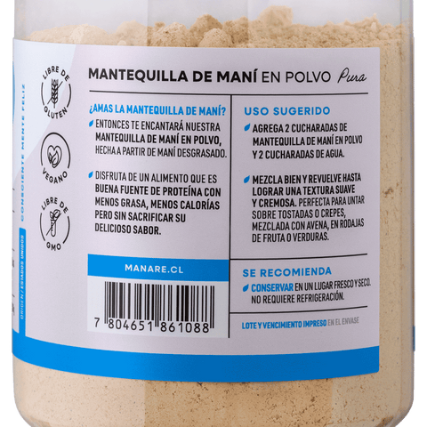 Mantequilla de Maní en Polvo 300g